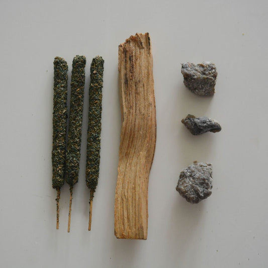 Incienso artesanal copal y palo santo - Teraviva