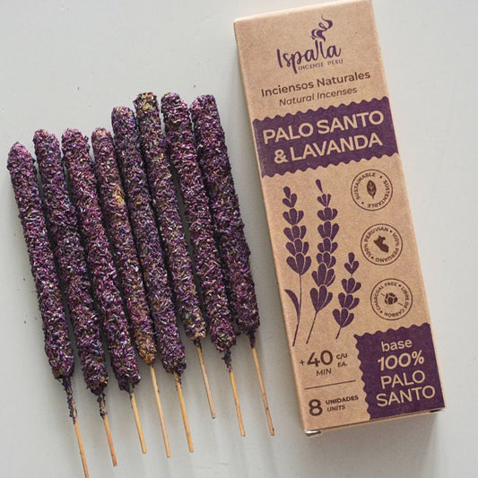 Incienso artesanal Lavanda palo santo - Teraviva
