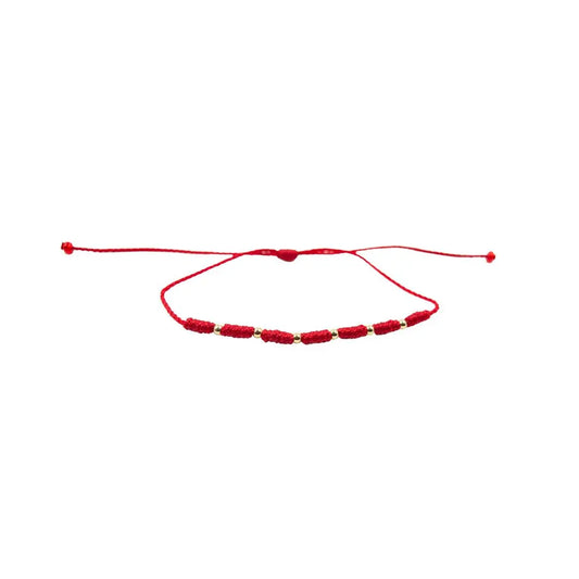 Pulsera hilo rojo siete nudos Teraviva
