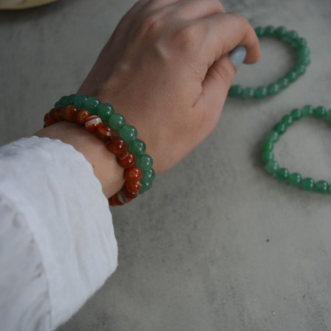Pulsera de Aventurina verde