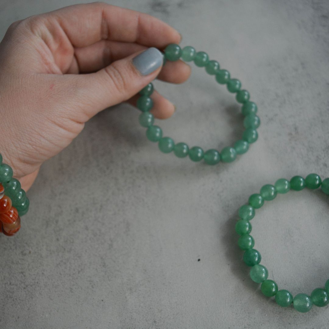 Pulsera de Aventurina verde