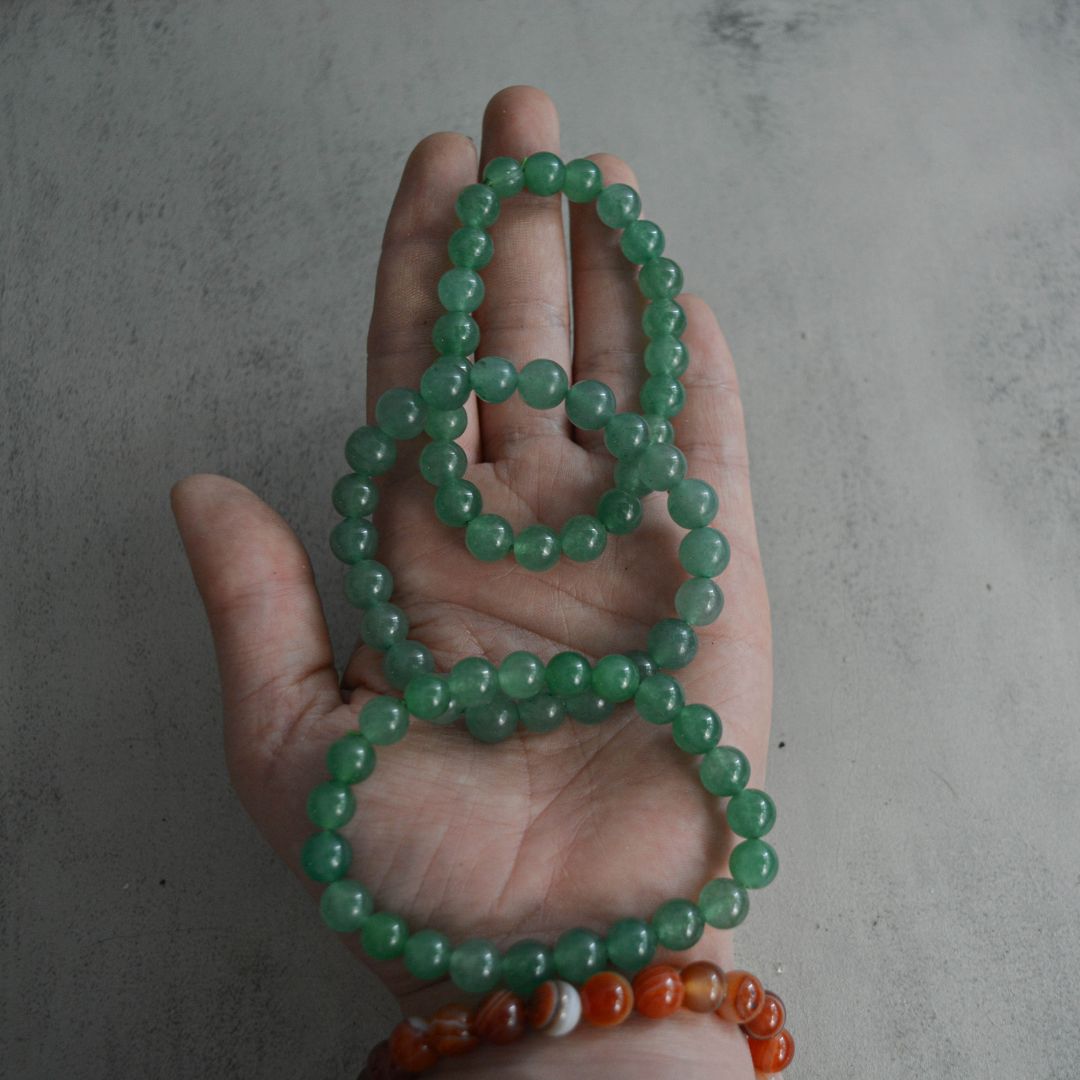 Pulsera de Aventurina verde