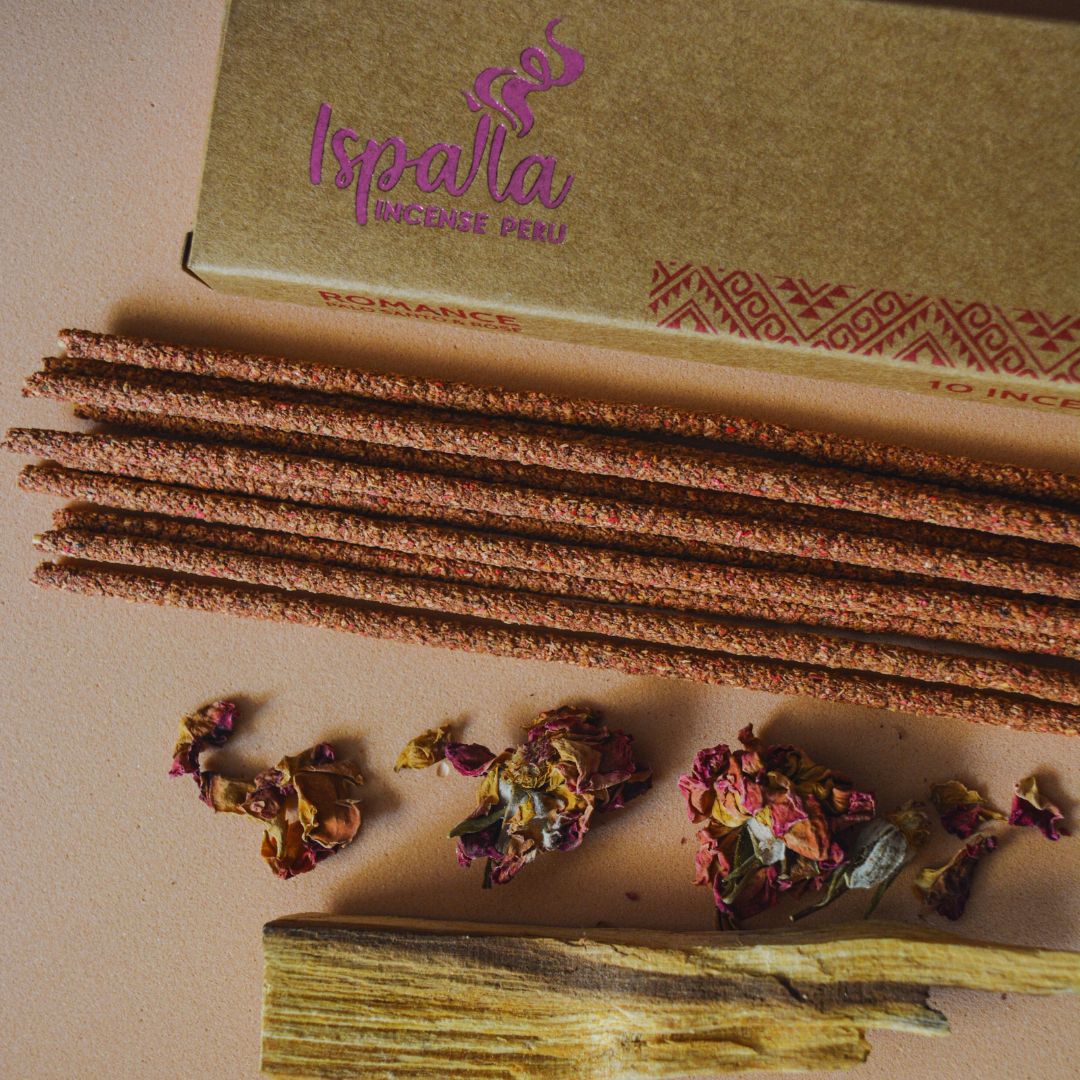 rosas y palo santo varitas