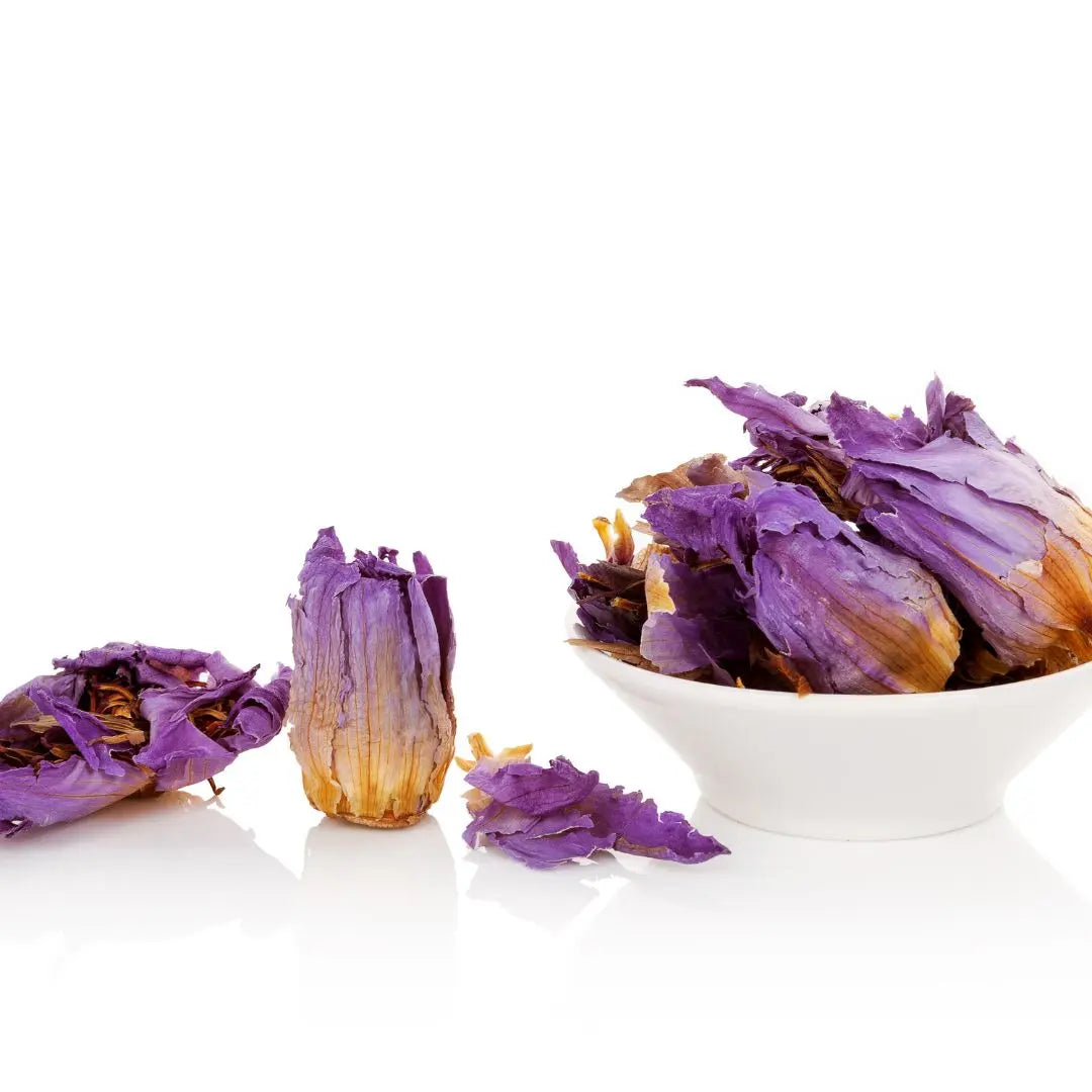 té de loto azul