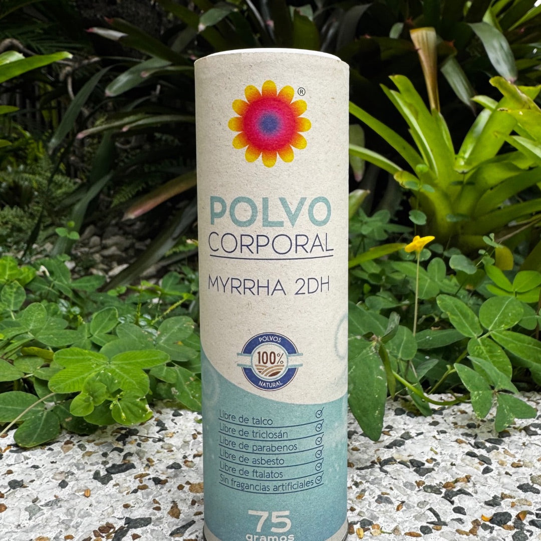 Polvo corporal libre de talco