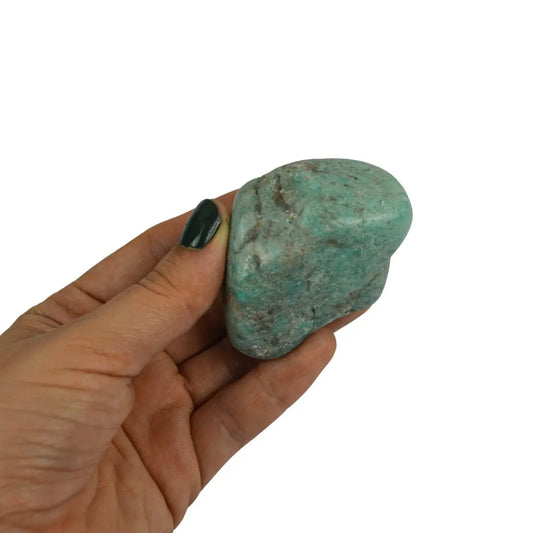 Piedra amazonita natural pulida