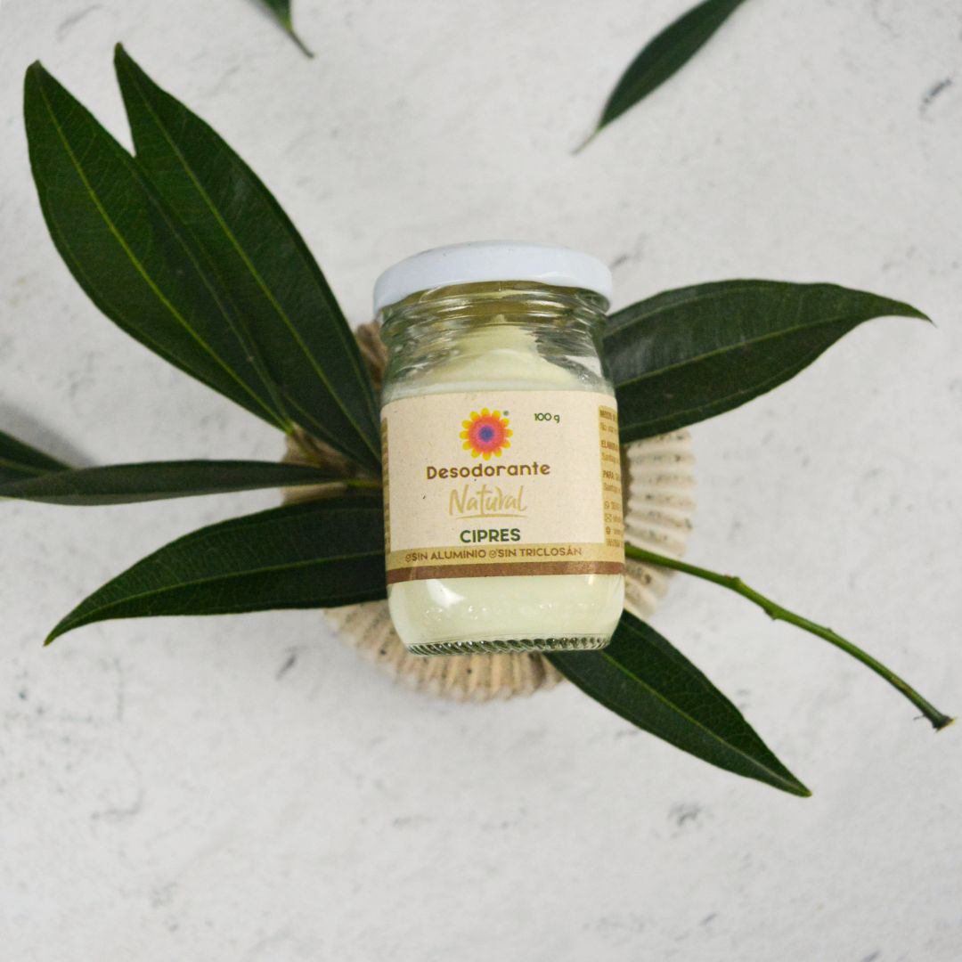 Desodorante natural sin aluminio