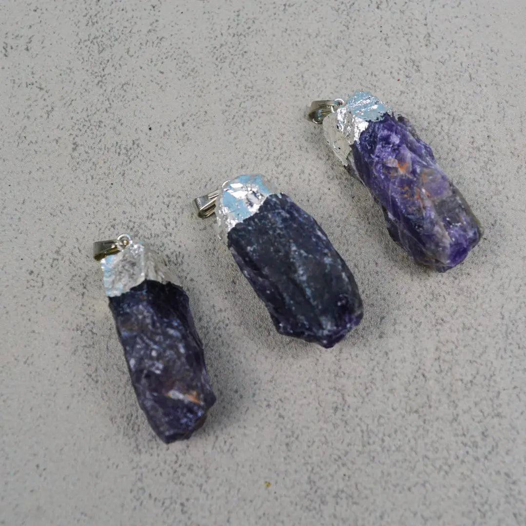 piedra amatista collar