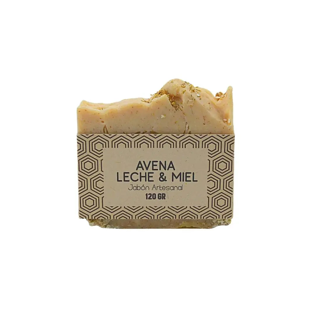 Jabón artesanal de Avena, leche y miel - Teraviva