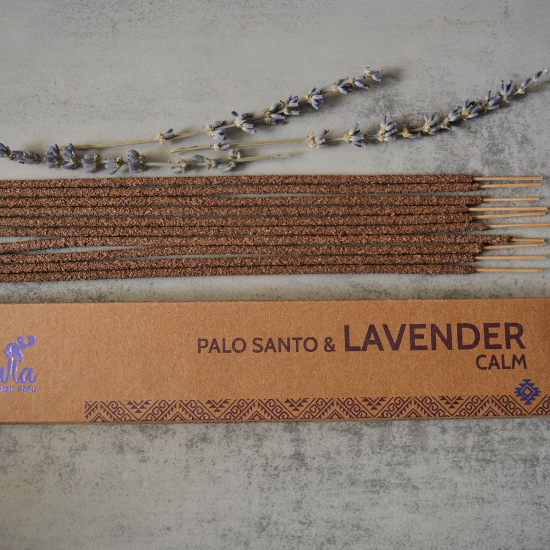 incienso palo santo con lavanda