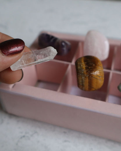 Kit de cristales para principiantes: 6 piedras basicas