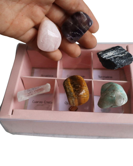 Kit de cristales para principiantes: 6 piedras basicas