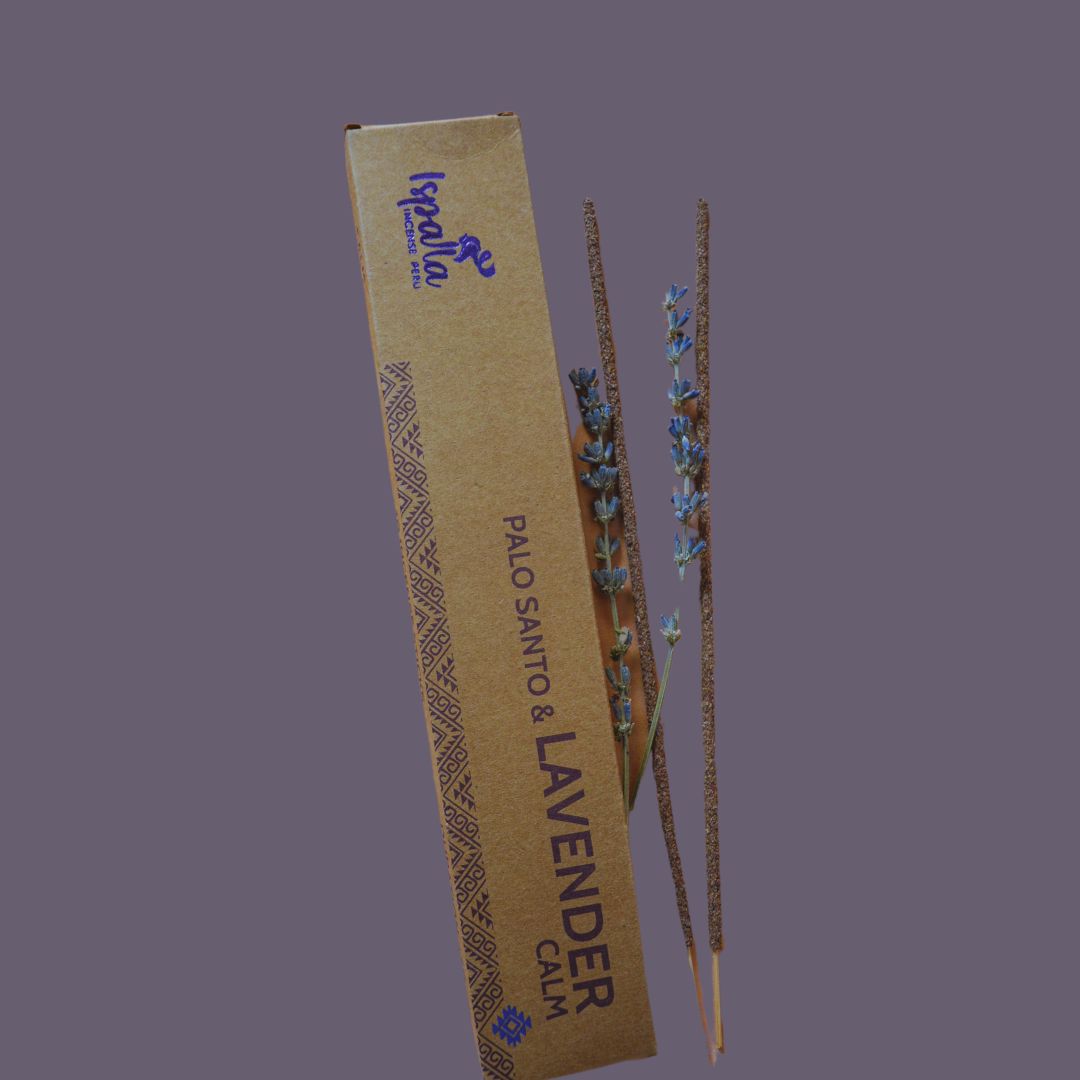 Incienso meditacion con lavanda