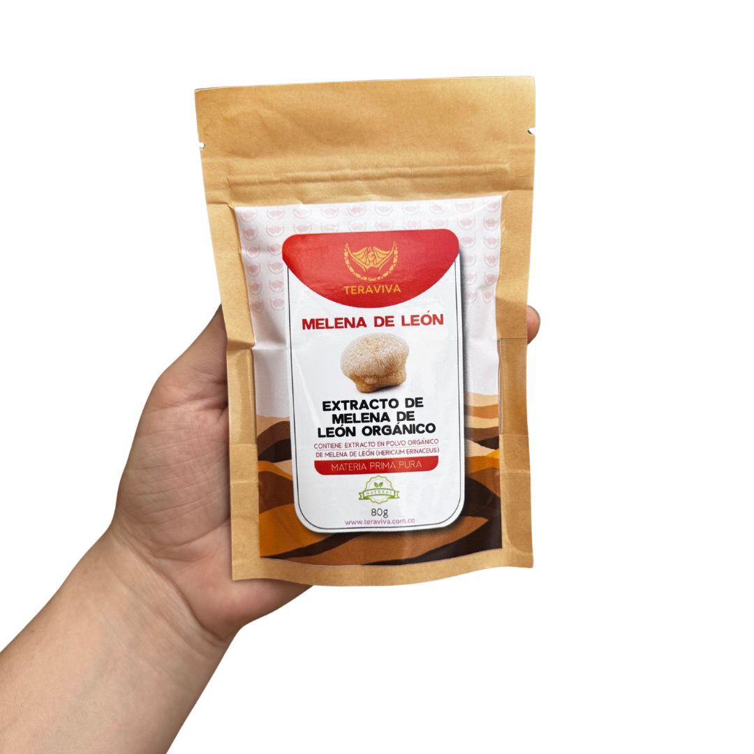 Extracto de Melena de León en Polvo (80g)  Hericium erinaceus