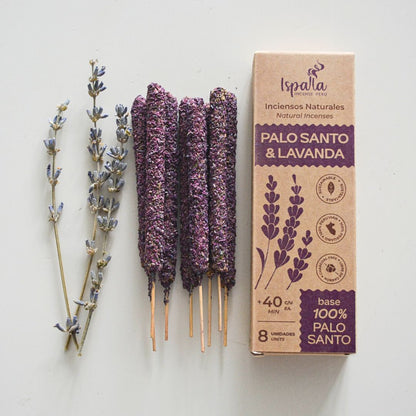 Incienso artesanal Lavanda palo santo