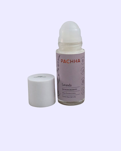 Desodorante lavanda roll on en vidrio
