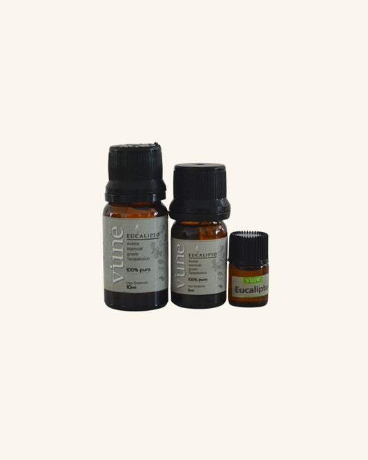 Aceite esencial de eucalipto puro en tres tamaños
