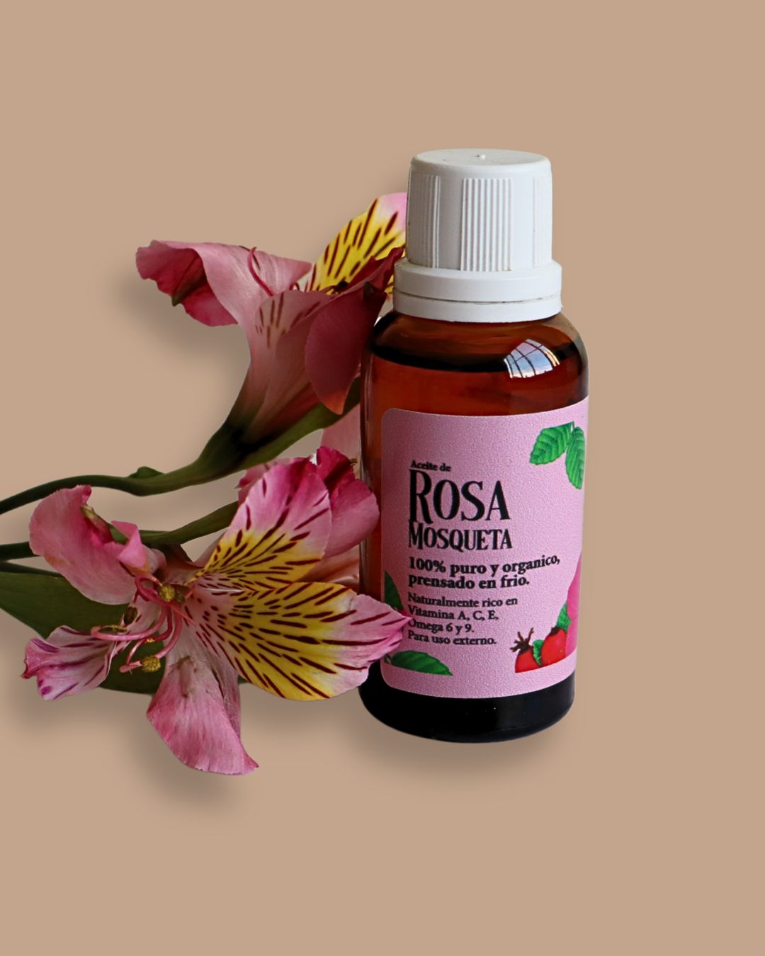 Aceite de rosa mosqueta prensado en frío Colombia