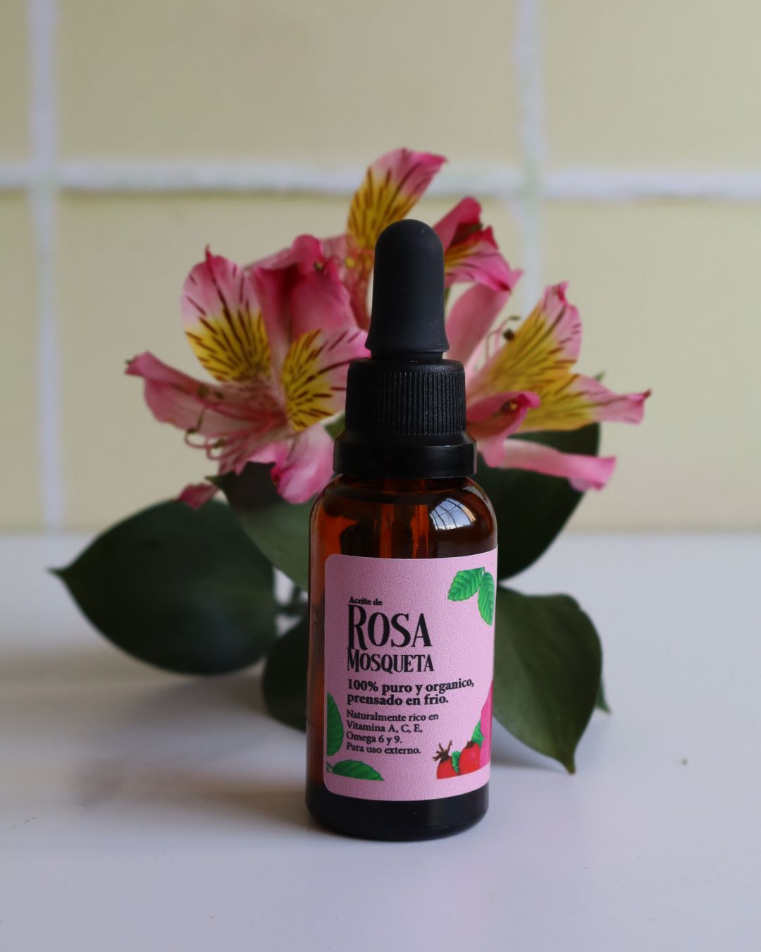 Aceite de rosa mosqueta para manchas estrías y cicatrices