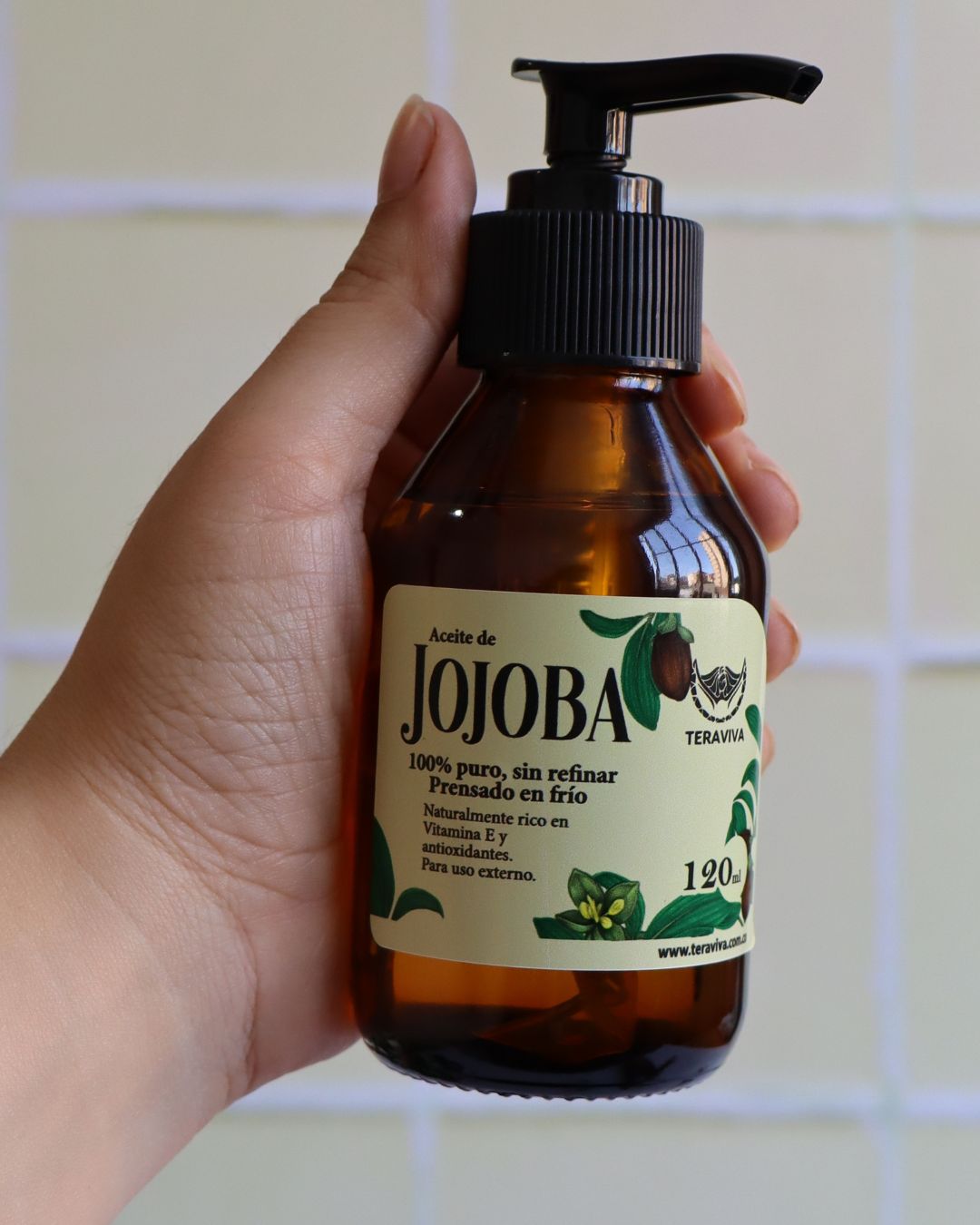Aceite de jojoba puro, ideal como aceite portador para aromaterapia