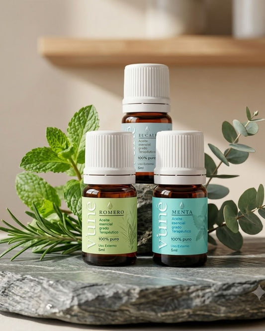 Kit aceites esenciales para concentración y estudio