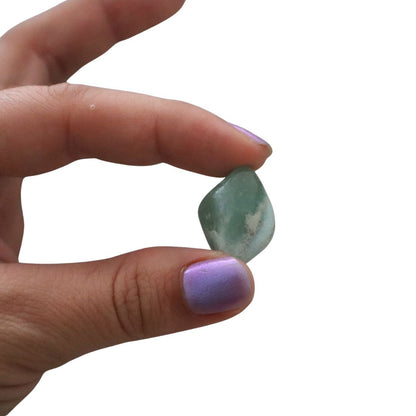 Aventurina verde piedra natural, cristal de la abundancia