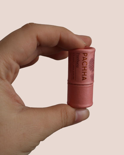 Bálsamo labial de frambuesa con color natural