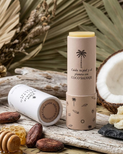 Bálsamo labial natural Coco Salvaje - Teraviva