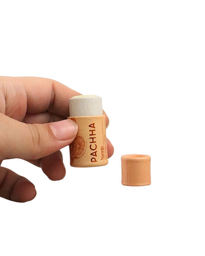 Bálsamo labial de naranja Pachha con vitamina E