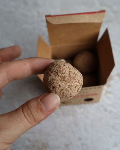 Bolitas de sándalo para sahumar sin carbón