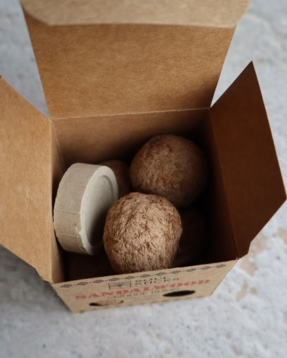 Bolitas de sándalo para sahumar sin carbón