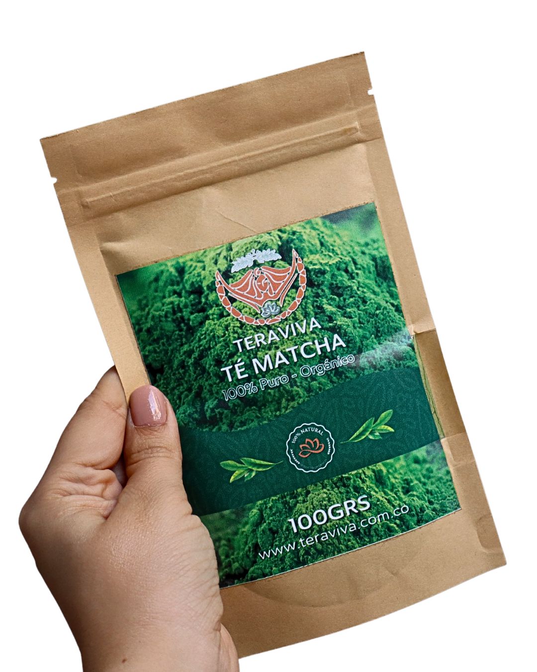 Comprar té matcha orgánico 100 gramos primera cosecha - Teraviva