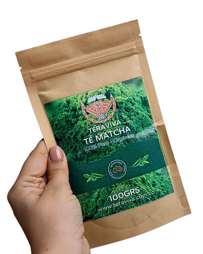 Comprar té matcha orgánico 100 gramos primera cosecha - Teraviva