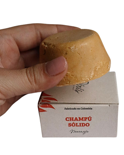 comprar shampoo solido naranja cali