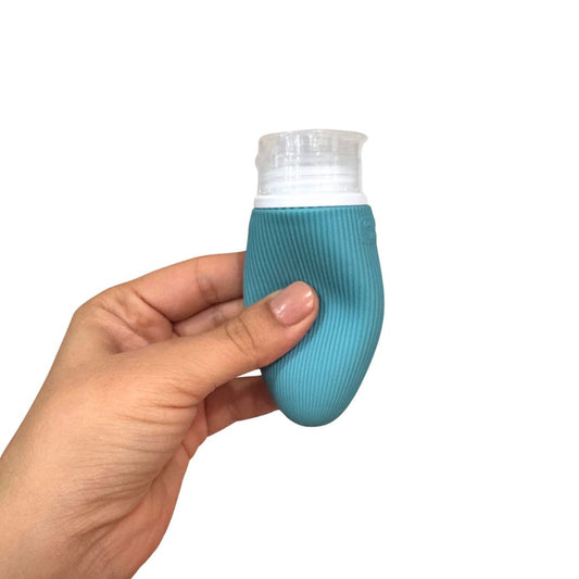 Contenedor de silicona recargable 60ml para crema dental natural