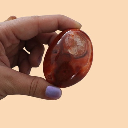 Cornalina naranja piedra natural para el chakra sacro