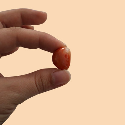 Cornalina naranja piedra natural para el chakra sacro