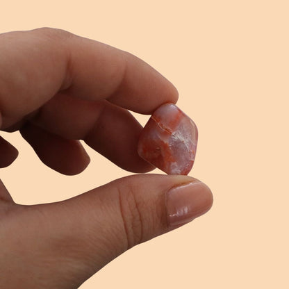 Cornalina naranja piedra natural para el chakra sacro