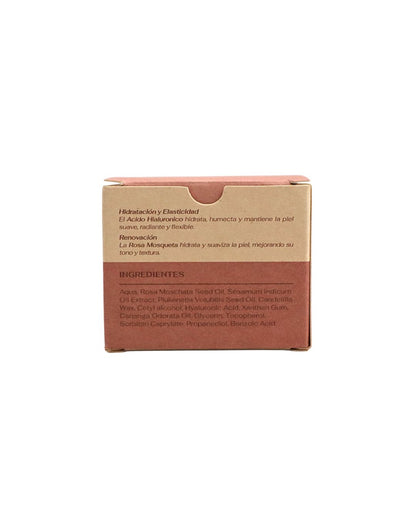 Crema facial de rosa silvestre Pachha con ácido hialurónico