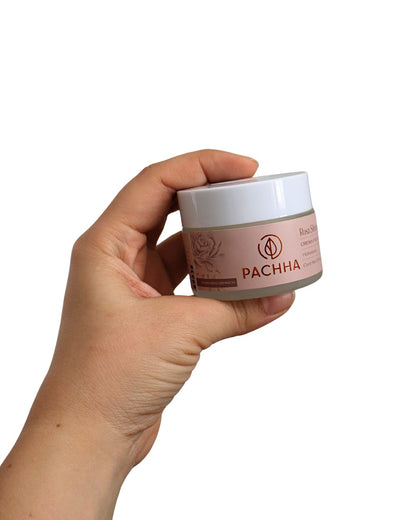 Crema facial de rosa silvestre Pachha con ácido hialurónico