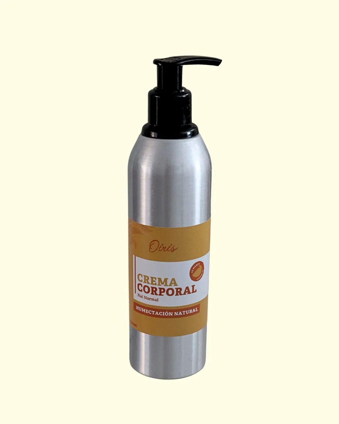 Crema humectante corporal sin parabenos ni siliconas