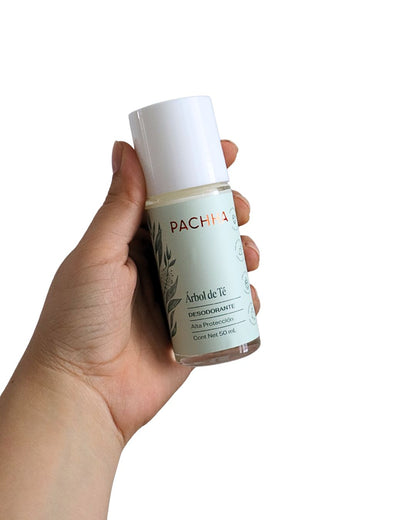 Desodorante natural árbol de té con aplicador roll on