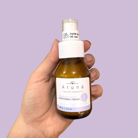 Desodorante natural spray sin Aluminio Lavanda – Aruná - Teraviva