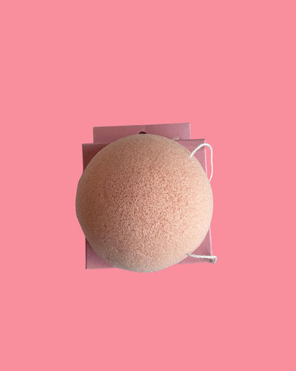 Esponja konjac facial 100% natural - Limpieza y exfoliación suave - Teraviva