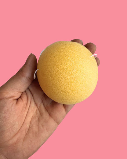 Esponja konjac facial 100% natural - Limpieza y exfoliación suave - Teraviva