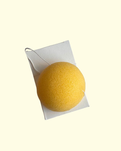 Esponja konjac facial 100% natural - Limpieza y exfoliación suave - Teraviva