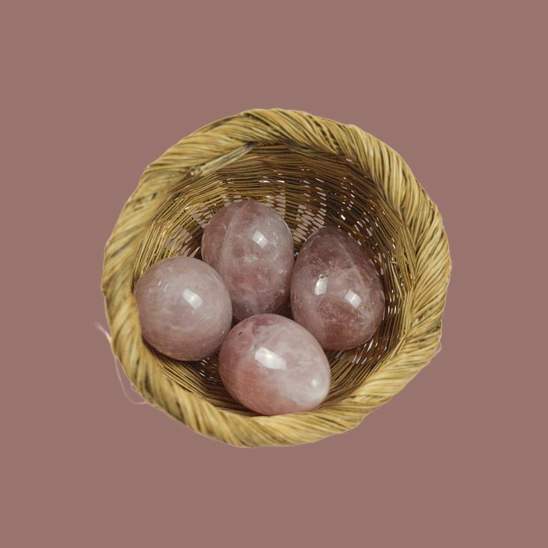 huevo yoni cuarzo rosa