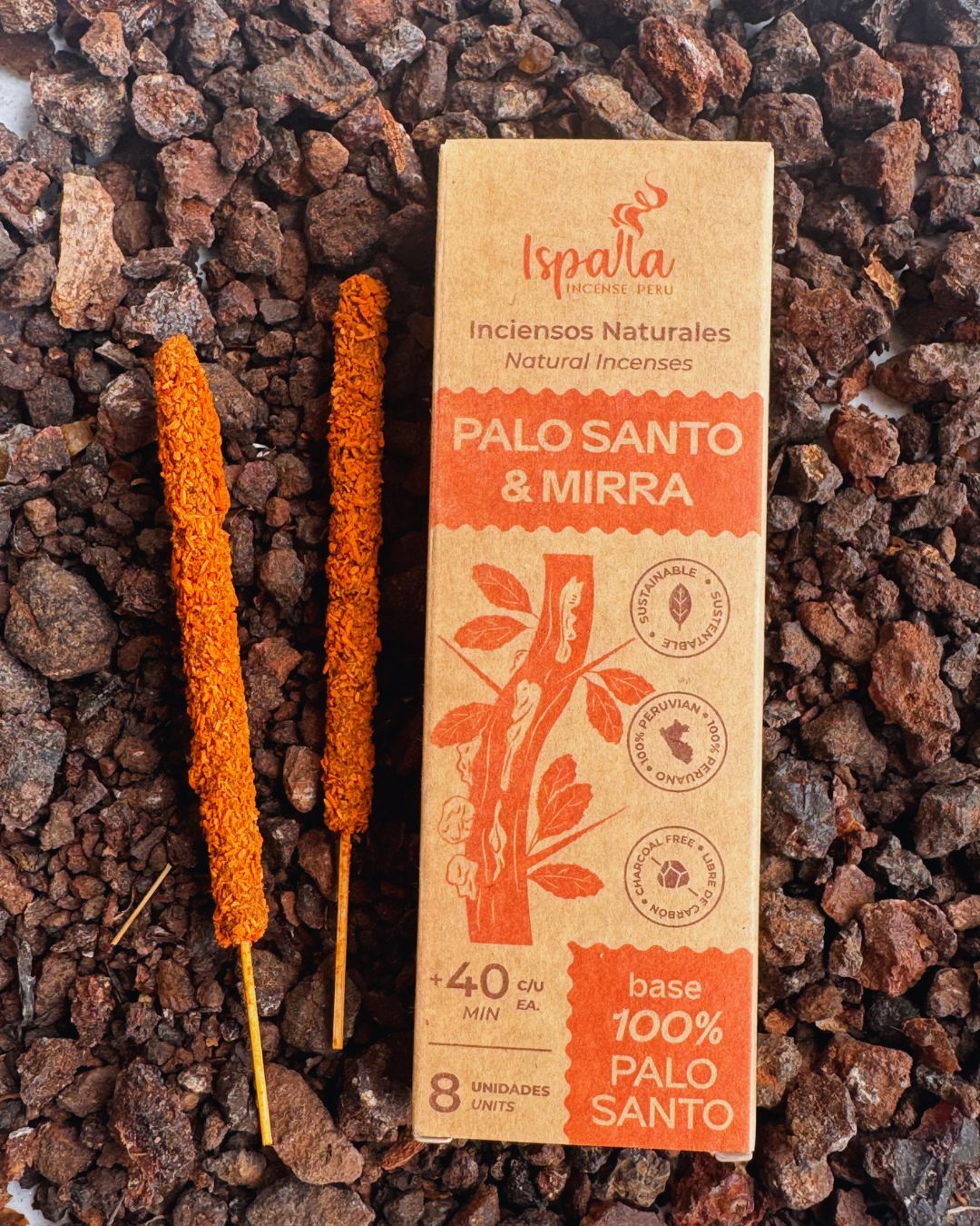 Incienso de palo santo y mirra - Teraviva