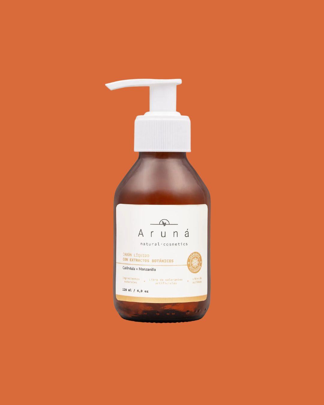 Jabón líquido caléndula y manzanilla facial Aruná