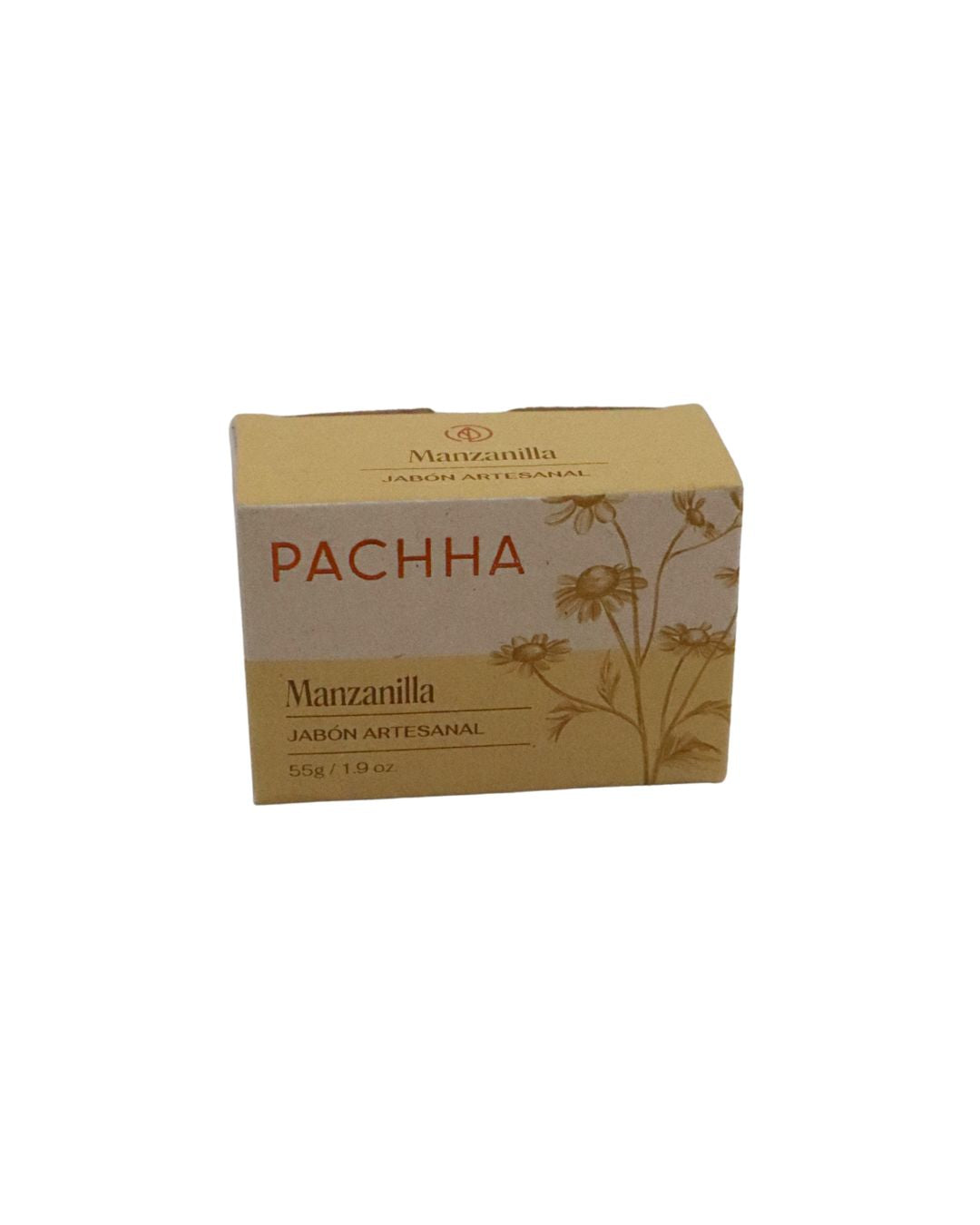 Empaque ecológico del jabón facial de manzanilla Pachha